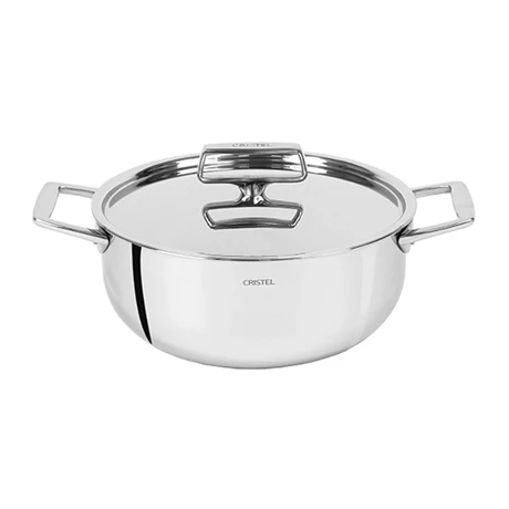 Faitout Avec Couvercle Inox Castel'pro 24 Cm 3 Faitout Avec Couvercle Inox Castel'pro 24 Cm