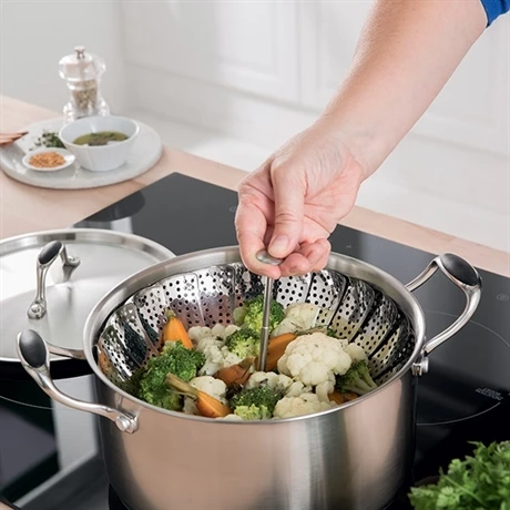 Panier Vapeur Inox Marguerite Pliable 28 Cm 4 Panier Vapeur Inox Marguerite Pliable 28 Cm – Image 2