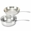 BEKA Lot Poêle Et Sauteuse Inox Belvia 24 Cm