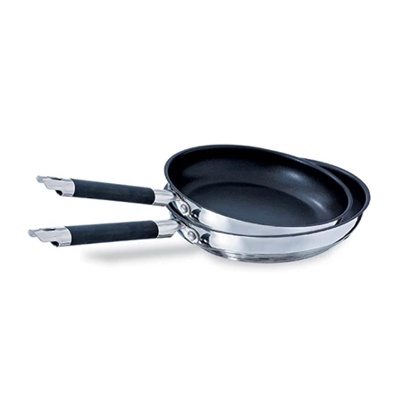 Lot 2 Poêles Antiadhésives Rapid Cook Inox 20 Et 24 Cm 3 Lot 2 Poêles Antiadhésives Rapid Cook Inox 20 Et 24 Cm