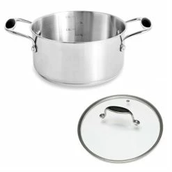 Faitout Excell’Inox 20 Cm Et Couvercle En Verre 7 Faitout Excell’Inox 20 Cm Et Couvercle En Verre -de Buyer Soldes Magasin 279195 1 3 Faitout Excell Inox 20 cm et couvercle en verre Mathon