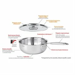 Batterie De Cuisine Inox Castel’Pro -de Buyer Soldes Magasin 279198 4 1 Batterie de cuisine inox Castel Pro Cristel