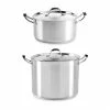 Set De Deux Faitouts En Inox Avec Couvercle 24 Cm Et 28 Cm Excell’inox -de Buyer Soldes Magasin 279214 0 2 Set de deux faitouts en inox avec couvercle 24 cm et 28 cm Excell inox Mathon