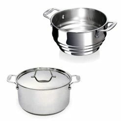 BEKA Set Faitout Chef 20 Cm Avec Couvercle Et Multi Passoire Vapeur