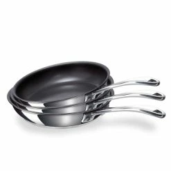 BEKA Batterie De Cuisine Poêles Anti-adhérentes Chef 20, 24 Et 28 Cm