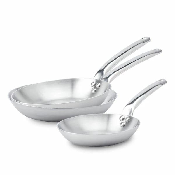 De Buyer Batterie De Cuisine Poêles Alchimy 20, 24 Et 28 Cm 3 De Buyer Batterie De Cuisine Poêles Alchimy 20, 24 Et 28 Cm