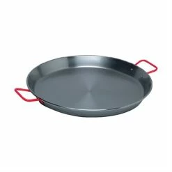 Poêle à Paëlla 46 Cm Acier Poli