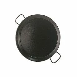 Plat à Paëlla Acier Emaillé 46 Cm