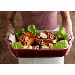 Le Creuset Plat Rectangulaire Céramique 26 Cm Cerise -de Buyer Soldes Magasin 301015 2 3 Plat rectangulaire ceramique 26 cm Cerise Le Creuset