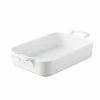 Plat Rectangulaire Porcelaine Belle Cuisine 26 Cm Blanc