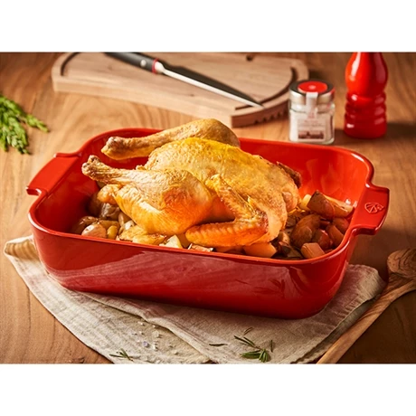 Peugeot Set 2 Petits Plats à Four Rouge Céramique 21 Et 25cm 5 Peugeot Set 2 Petits Plats à Four Rouge Céramique 21 Et 25cm – Image 3