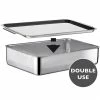 Plat à Four Inox Extra Profond Avec Couvercle Duplex 2 Plat à Four Inox Extra Profond Avec Couvercle Duplex -de Buyer Soldes Magasin 371003 0 1 Plat a four Inox extra profond avec couvercle Duplex Inoxriv