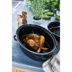 Cocotte Roaster 38 Cm Acier émaillé -de Buyer Soldes Magasin 381007 1 1 Cocotte roaster 38 cm acier emaille Baumalu