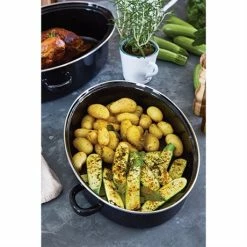 Cocotte Roaster 38 Cm Acier émaillé -de Buyer Soldes Magasin 381007 2 1 Cocotte roaster 38 cm acier emaille Baumalu