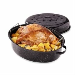 Lot Roaster 4 8 Personnes Avec Grille -de Buyer Soldes Magasin 38912 1 0 Lot Roaster 4 8 personnes avec grille Graniteware