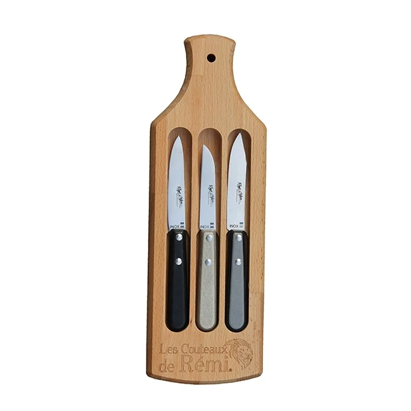 Coffret Planche Et 3 Couteaux Office Manche Paperstone 3 Coffret Planche Et 3 Couteaux Office Manche Paperstone