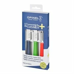 Couteaux Trio Les Essentiels Du Cuisinier Opinel -de Buyer Soldes Magasin 461002 1 2 Couteaux Trio les essentiels du cuisinier Opinel Opinel