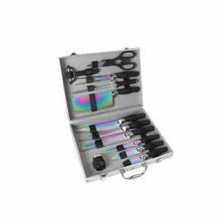 Valise 12 Pièces Lames Revêtement Titane