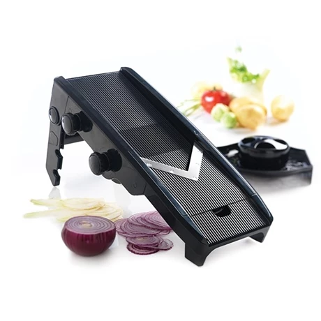 Mandoline Lame V Multi-râpes Noir 3 Mandoline Lame V Multi-râpes Noir
