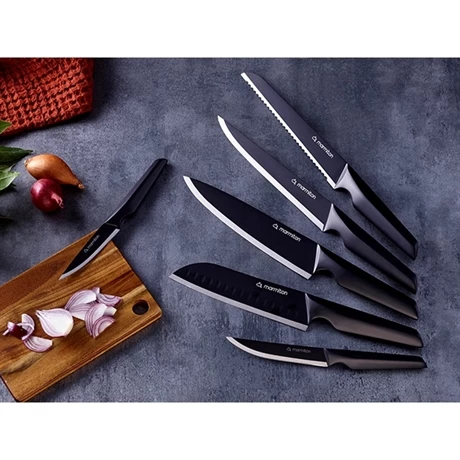 Couteau Santoku 17,5 Cm Noir Passion 4 Couteau Santoku 17,5 Cm Noir Passion – Image 2