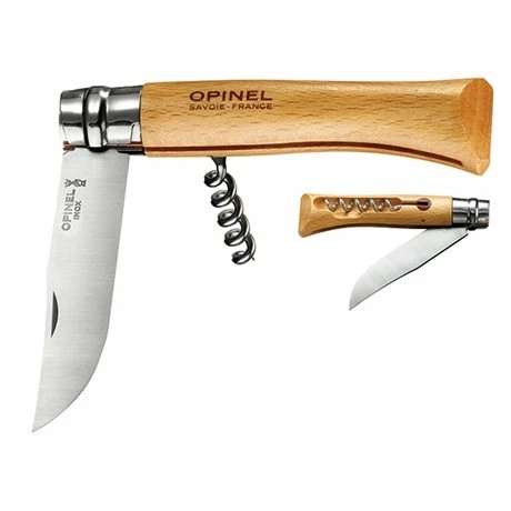 Opinel Couteau Tire-bouchon Pliant N°10 Lame Inox 10 Cm 3 Opinel Couteau Tire-bouchon Pliant N°10 Lame Inox 10 Cm