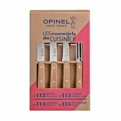 Opinel Coffret 4 Couteaux Essentiels Hêtre -de Buyer Soldes Magasin 471163 1 4 Coffret 4 couteaux Essentiels Hetre Opinel