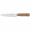 Couteau Chef Bois D'olivier Lame Inox 15 Cm
