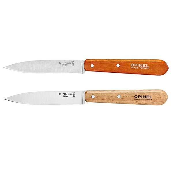 Opinel Set 2 Couteaux Office Lames Lisses Inox Coloris Mandarine Et Naturel 3 Opinel Set 2 Couteaux Office Lames Lisses Inox Coloris Mandarine Et Naturel