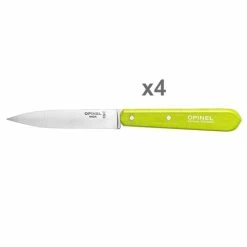 Opinel Set 4 Couteaux Office Lames Lisses Inox 10 Cm Coloris Pomme -de Buyer Soldes Magasin 471904 1 1 Set 4 couteaux office lames lisses inox 10 cm coloris pomme Opinel