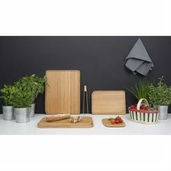 Planche à Découper En Bambou 37 Cm -de Buyer Soldes Magasin 48094 1 1 Planche a decouper en bambou 37 cm Pebbly