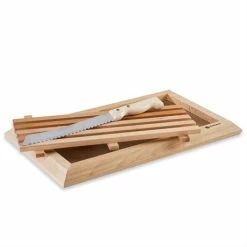 Planche à Pain En Hêtre Avec Grille Amovible Et Couteau 38,5 Cm -de Buyer Soldes Magasin 48106 1 6 Planche a pain en hetre avec grille amovible et couteau 38 5 cm Mathon