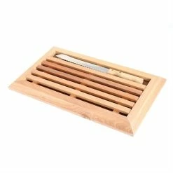 Planche à Pain En Hêtre Avec Grille Amovible Et Couteau 38,5 Cm -de Buyer Soldes Magasin 48106 2 6 Planche a pain en hetre avec grille amovible et couteau 38 5 cm Mathon