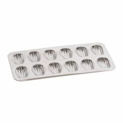Plaque De 12 Madeleines En Fer Blanc