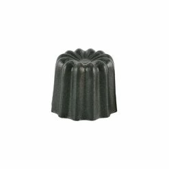 Patisse 4 Moules Cannelés à Canelés En Aluminium Anti-adhésif 4,5 Cm