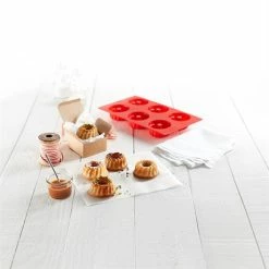 Lekue Moule Silicone 6 Minis Kouglofs 90 Ml -de Buyer Soldes Magasin 511121 4 2 Moule silicone 6 minis kouglofs 90 ml Lekue
