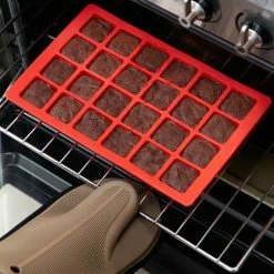 Lekue Moule 24 Mini-brownies Silicone -de Buyer Soldes Magasin 512081 3 4 Moule 24 mini brownies silicone Lekue