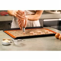 Toile De Cuisson Pour Macarons 42 X 29,5 Cm -de Buyer Soldes Magasin 512094 3 2 Toile de cuisson pour macarons 42 x 29 5 cm Silpat