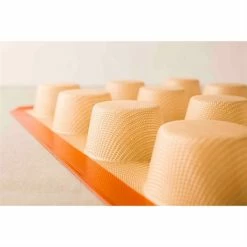 Plaque De 12 Empreintes Muffins -de Buyer Soldes Magasin 512147 3 3 Plaque de 12 empreintes muffins Silpat
