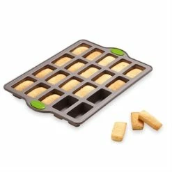Rigiflex Plaque 20 Mini Financiers En Silicone Structure Acier