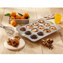 RigiFlex Plaque 12 Muffins En Silicone Structure Acier -de Buyer Soldes Magasin 512174 2 1 RigiFlex Plaque 12 muffins en silicone structure acier Mathon