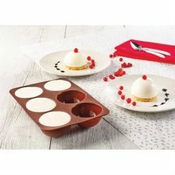 Flexi'plaque Silicone 6 Demi-sphères 6,5 Cm -de Buyer Soldes Magasin 512183 1 1 Flexi plaque silicone 6 demi spheres 6 5 cm Mathon