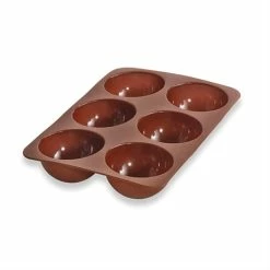 Flexi'plaque Silicone 6 Demi-sphères 6,5 Cm -de Buyer Soldes Magasin 512183 2 1 Flexi plaque silicone 6 demi spheres 6 5 cm Mathon