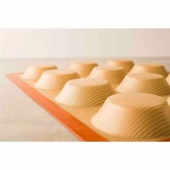 Plaque De 12 Empreintes Tartelettes -de Buyer Soldes Magasin 512188 2 2 Plaque de 12 empreintes tartelettes Silpat