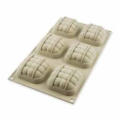 Silikomart Moule Silicone 6 Mini Gâteaux Elegenza Texture Matelassée -de Buyer Soldes Magasin 512204 2 2 Moule silicone 6 Mini gateaux Elegenza texture matelassee Silikomart
