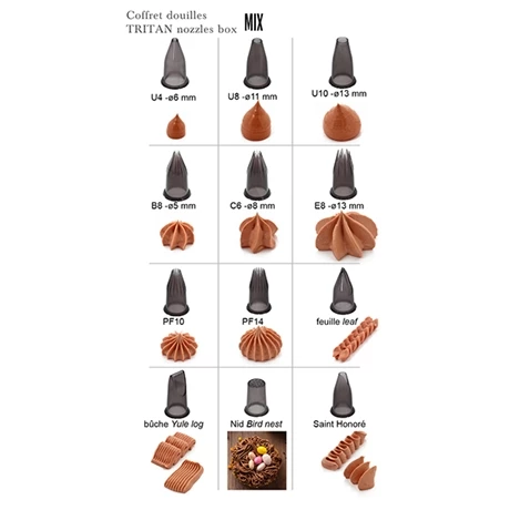 De Buyer Coffret 12 Douilles Tritan Mix Avec Support 4 De Buyer Coffret 12 Douilles Tritan Mix Avec Support – Image 2