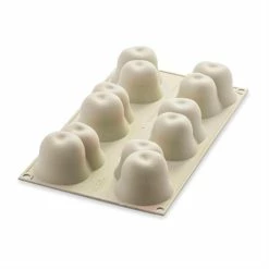 Silikomart Moule Silicone 6 Mini Gâteaux Rosso Ciliegia -de Buyer Soldes Magasin 51447 2 1 Moule silicone 6 mini gateaux Rosso Ciliegia Silikomart