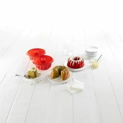 Lekue 2 Moules à Gâteaux Silicone Kouglof 15 Cm 700 Ml -de Buyer Soldes Magasin 51451 2 2 2 moules a gateaux silicone kouglof 15 cm 700 ml Lekue