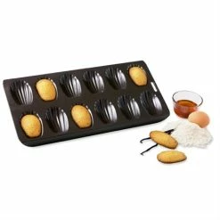Lot 2 Plaques à Madeleines Et Mini-madeleines -de Buyer Soldes Magasin 519016 2 1 Lot 2 plaques a madeleines et mini madeleines Mathon