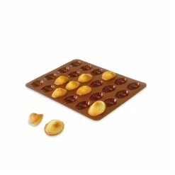 Lot De 2 Flexi'Plaques En Silicone - 20 Mini-muffins Et 24 Mini-madeleines -de Buyer Soldes Magasin 519040 2 1 Lot de 2 Flexi Plaques en silicone 20 mini muffins et 24 mini madeleines Mathon
