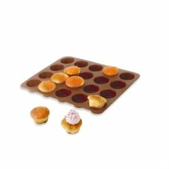 Lot De 2 Flexi'Plaques En Silicone - 20 Mini-muffins Et 20 Mini-savarins -de Buyer Soldes Magasin 519042 1 1 Lot de 2 Flexi Plaques en silicone 20 mini muffins et 20 mini savarins Mathon